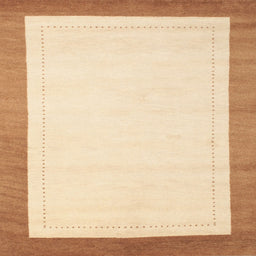 Square Contemporary Khaki Gold Solid Rug, con664