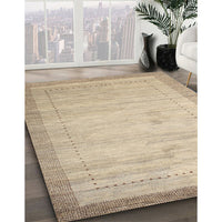 Contemporary Brown Modern Rug, con666