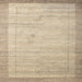 Sideview of Machine Washable Contemporary Brown Rug, wshcon666