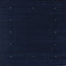 Sideview of Machine Washable Contemporary Night Blue Rug, wshcon667