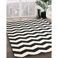 Contemporary Blonde Beige Modern Rug, con671