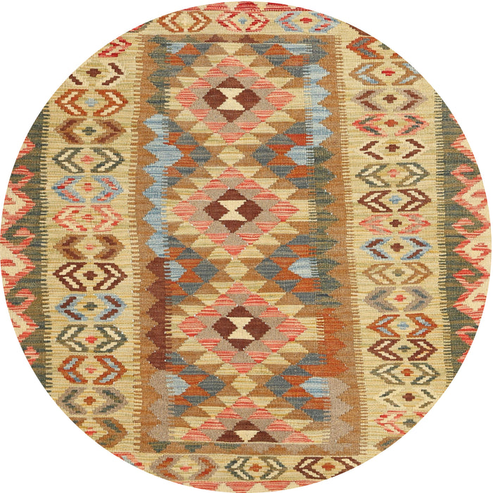 Sideview of Contemporary Red Southwestern Rug, con675