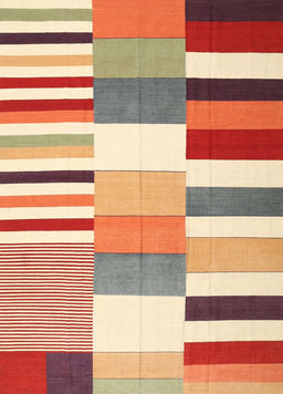 Machine Washable Contemporary Brown Gold Rug, wshcon678