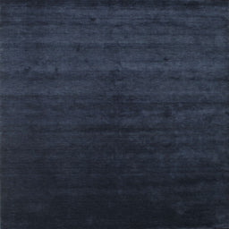Square Contemporary Dark Blue Grey Blue Modern Rug, con67
