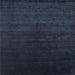 Square Contemporary Dark Blue Grey Blue Modern Rug, con67