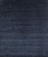 Machine Washable Contemporary Dark Blue Grey Blue Rug, wshcon67