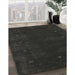 Machine Washable Contemporary Charcoal Black Rug in a Family Room, wshcon680
