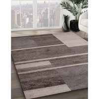 Contemporary Pink Modern Rug, con681