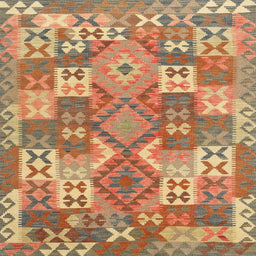 Sideview of Machine Washable Contemporary Sand Brown Rug, wshcon682