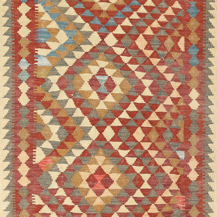 Machine Washable Contemporary Red Rug, wshcon683