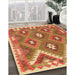 Machine Washable Contemporary Red Rug in a Family Room, wshcon684