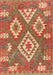 Contemporary Red Southwestern Rug, con685