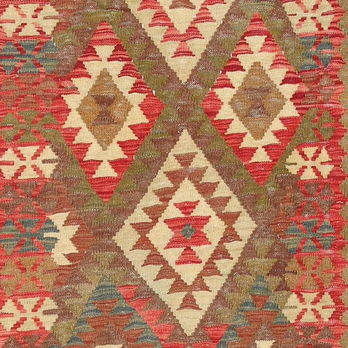 Machine Washable Contemporary Red Rug, wshcon685