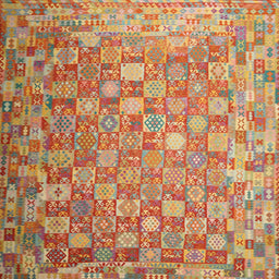 Sideview of Machine Washable Contemporary Metallic Gold Rug, wshcon688