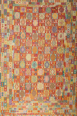 Contemporary Metallic Gold Oriental Rug, con688