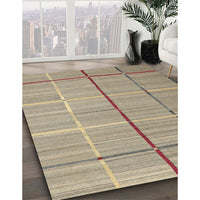 Contemporary Light French Beige Brown Modern Rug, con689