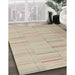 Machine Washable Contemporary Camel Brown Rug in a Family Room, wshcon690
