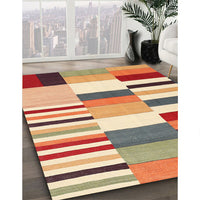 Contemporary Red Southwestern Rug, con692