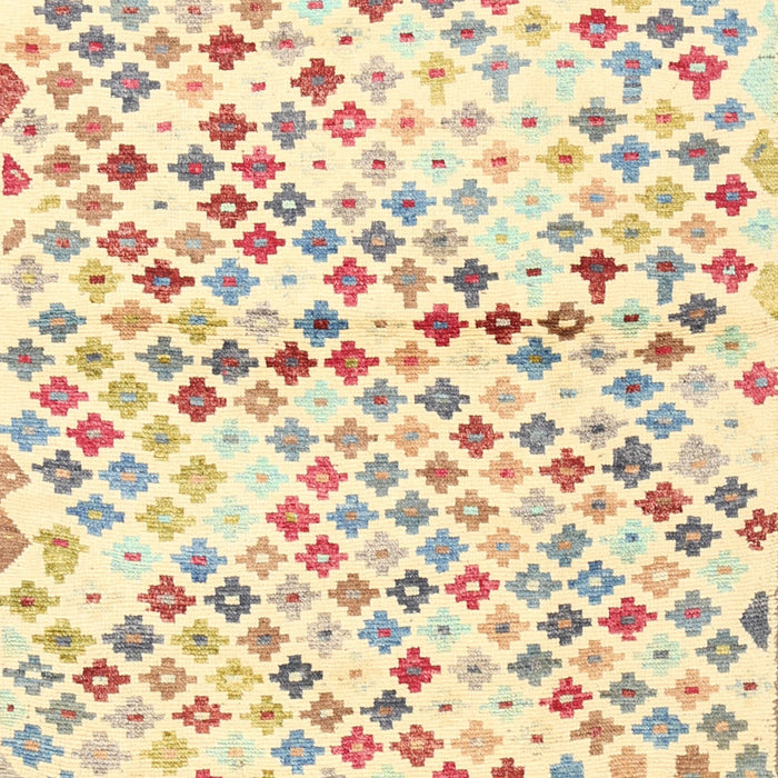 Contemporary Light Copper Gold Southwestern Rug, con698