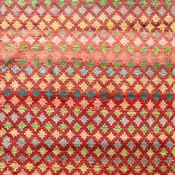 Contemporary Sand Brown Oriental Rug, con699