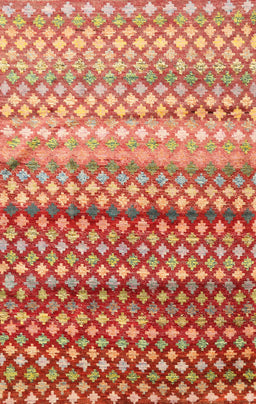 Machine Washable Contemporary Sand Brown Rug, wshcon699