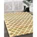 Contemporary Sun Yellow Modern Rug in Family Room, con701