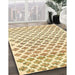 Machine Washable Contemporary Sun Yellow Rug in a Family Room, wshcon701
