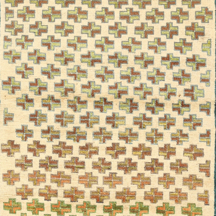 Contemporary Sun Yellow Modern Rug, con701