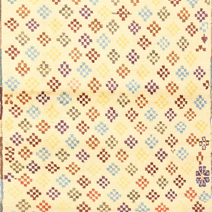 Contemporary Sandy Brown Southwestern Rug, con704