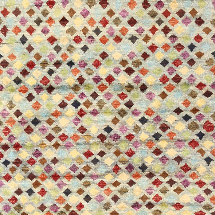 Contemporary Rust Pink Modern Rug, con706