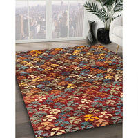 Contemporary Red Modern Rug, con708