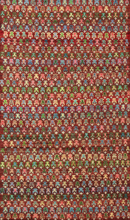 Machine Washable Contemporary Dark Almond Brown Rug, wshcon709