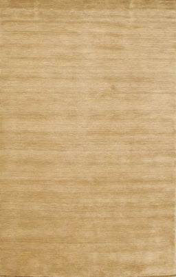 Contemporary Yellow Solid Rug, con70