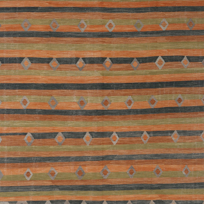 Contemporary Sienna Brown Modern Rug, con711