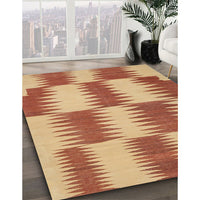 Contemporary Red Modern Rug, con712