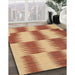 Machine Washable Contemporary Red Rug in a Family Room, wshcon712