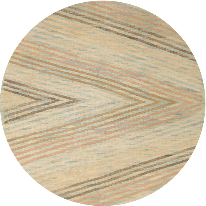 Square Machine Washable Contemporary Brown Rug, wshcon719