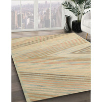 Contemporary Brown Modern Rug, con719