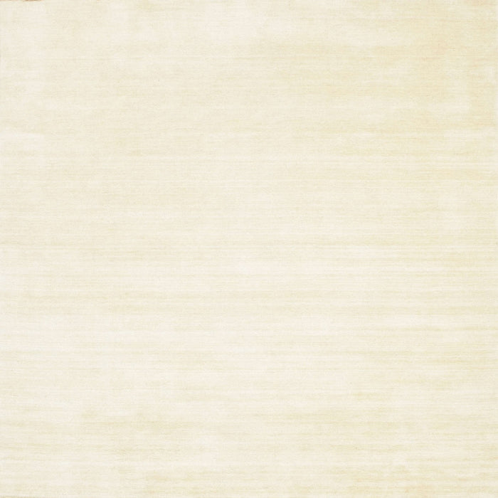 Square Contemporary Blanched Almond Beige Solid Rug, con71