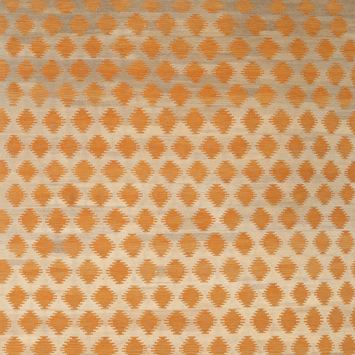 Sideview of Machine Washable Contemporary Orange Rug, wshcon720