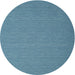 Sideview of Contemporary Glacial Blue Ice Blue Modern Rug, con723