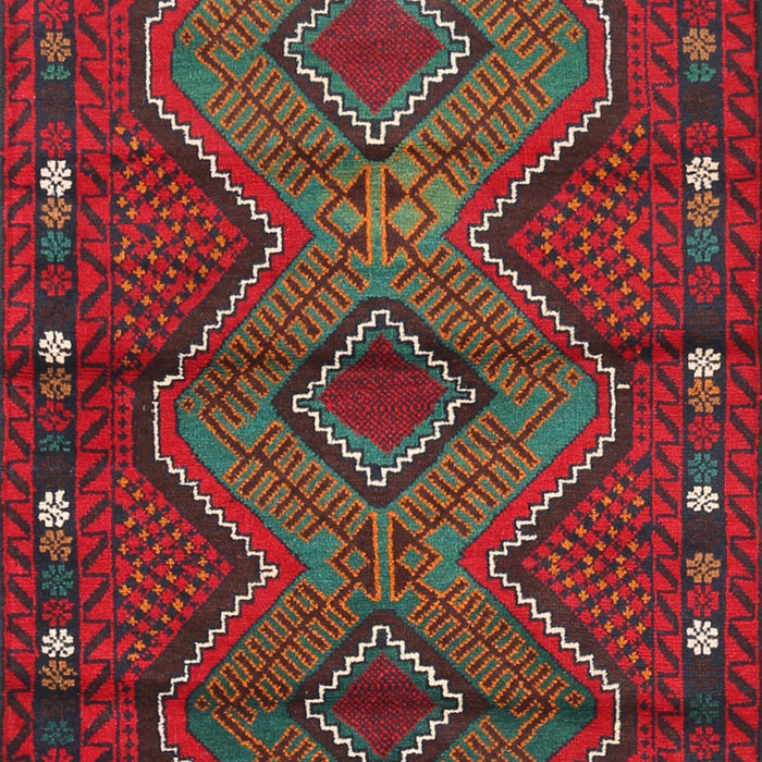 Machine Washable Contemporary Red Rug, wshcon726