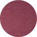 Square Machine Washable Contemporary Bright Maroon Red Rug, wshcon727