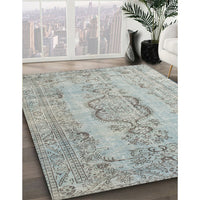 Contemporary Silver Gray Persian Rug, con732