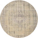 Sideview of Contemporary Brown Modern Rug, con733