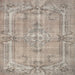 Sideview of Machine Washable Contemporary Tan Brown Rug, wshcon734