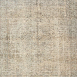 Square Contemporary Camel Brown Modern Rug, con735
