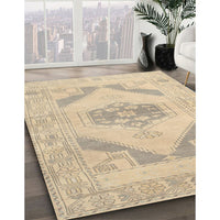 Contemporary Brown Modern Rug, con737