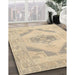 Machine Washable Contemporary Brown Rug in a Family Room, wshcon737