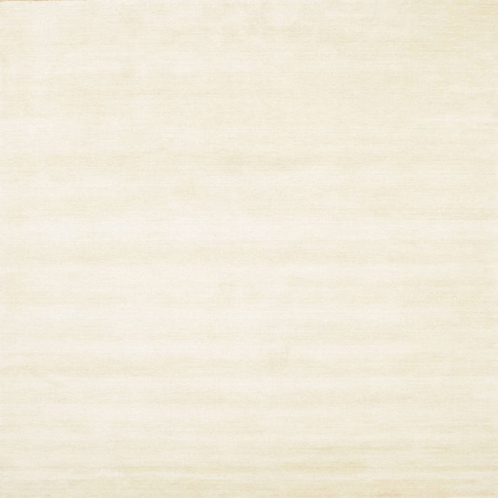 Square Contemporary Beige Solid Rug, con73